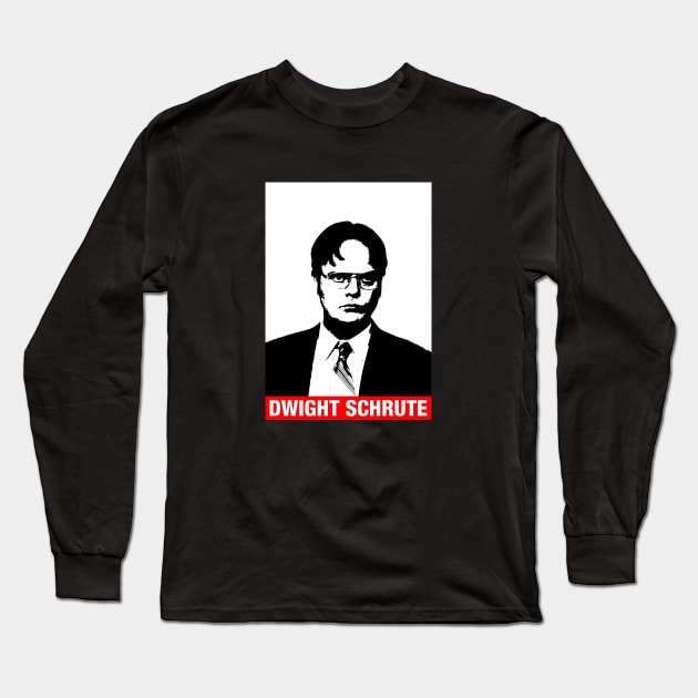 Dwight Schrute Long Sleeve T-Shirt by Printnation